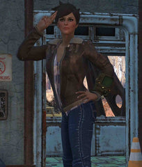 Tracer Fallout 76 Leather Jacket