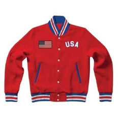 Letterman United States Red Jacket