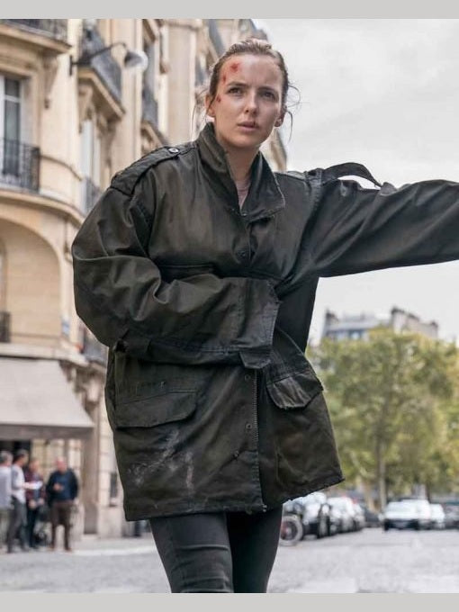 Villanelle Killing Eve Season 02 Jodie Comer Black Coat