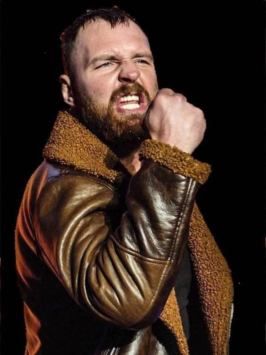 WWE Dean Ambrose Shearling Leather Jacket
