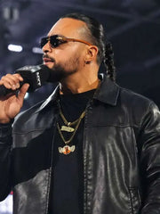 WWE Mike Santana Black Leather Jacket