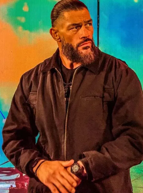 WWE RAW 2026 Roman Reigns Black Jacket