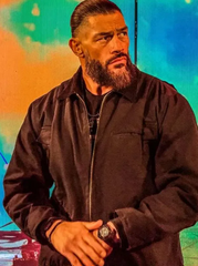 WWE RAW 2026 Roman Reigns Black Jacket