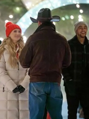 A Royal Montana Christmas Warren Christie Leather Jacket