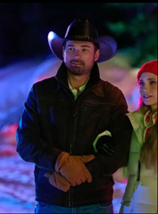 A Royal Montana Christmas Warren Christie Leather Jacket