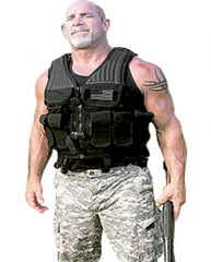 Bill Goldberg Check Point TJ Leather Vest