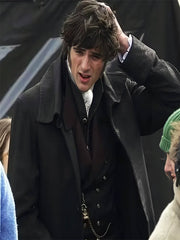 Wuthering Heights Jacob Elordi Black Coat
