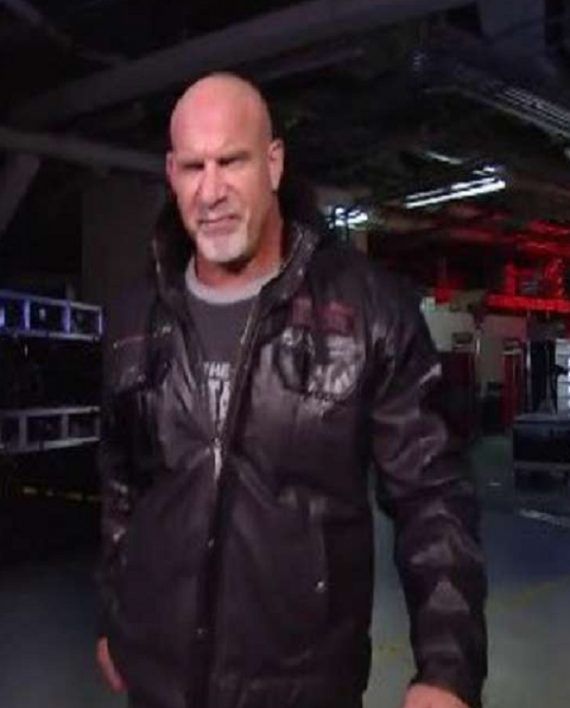 WWE Goldberg Hoodie Leather Jacket