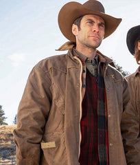 Wes Bentley Yellowstone Leather Jacket