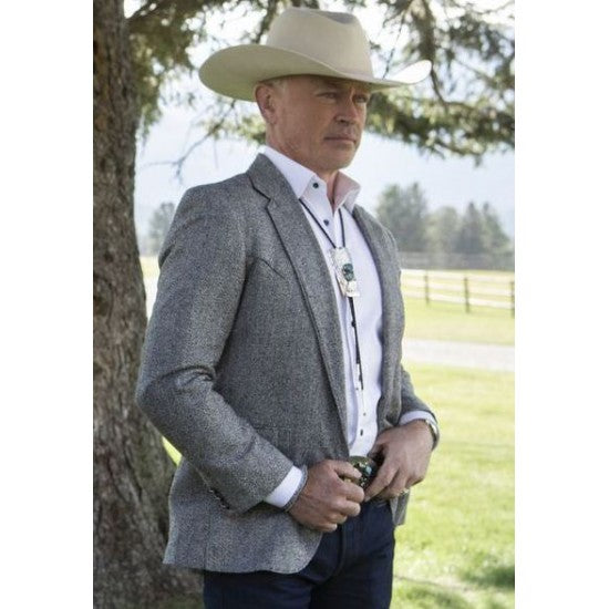 Yellowstone Neal Malcolm Beck Grey Blazer