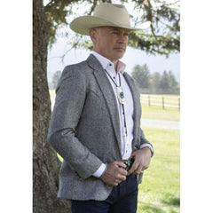Yellowstone Neal Malcolm Beck Grey Blazer