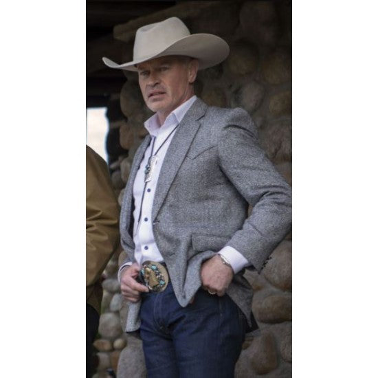Yellowstone Neal Malcolm Beck Grey Blazer