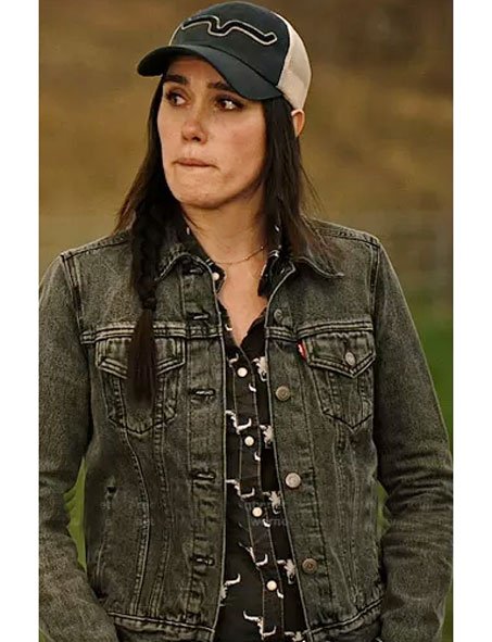Yellowstone Mia Black Denim Jacket