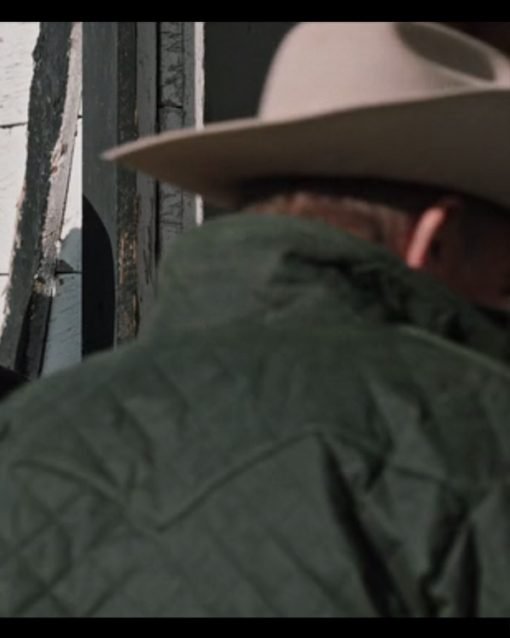 Yellowstone John Dutton Green Quilted Jacket