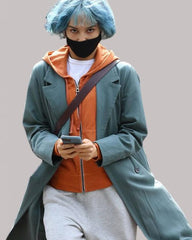 Zoe Kravitz Kimi 2022 Coat