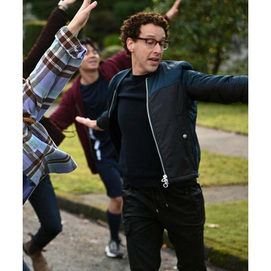 Zoey’s Extraordinary Playlist Noah Weisberg Black Bomber Jacket