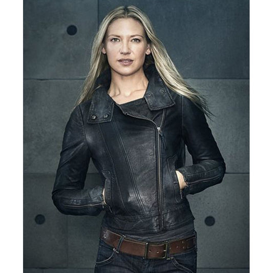 Anna Torv Fringe Olivia Dunham Leather Jacket