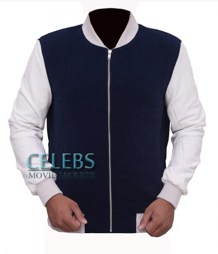 Ansel Elgort Baby Driver Varsity Bomber Jacket