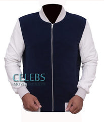 Ansel Elgort Baby Driver Varsity Bomber Jacket