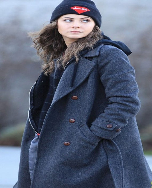 Arrow Willa Holland Wool Blue Coat