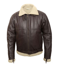 B3 Shearling Sheepskin Bomber Jacket 