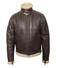B3 Shearling Sheepskin Bomber Jacket 