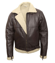 B3 Shearling Sheepskin Bomber Jacket 