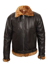 B3 Shearling Sheepskin Bomber Jacket 