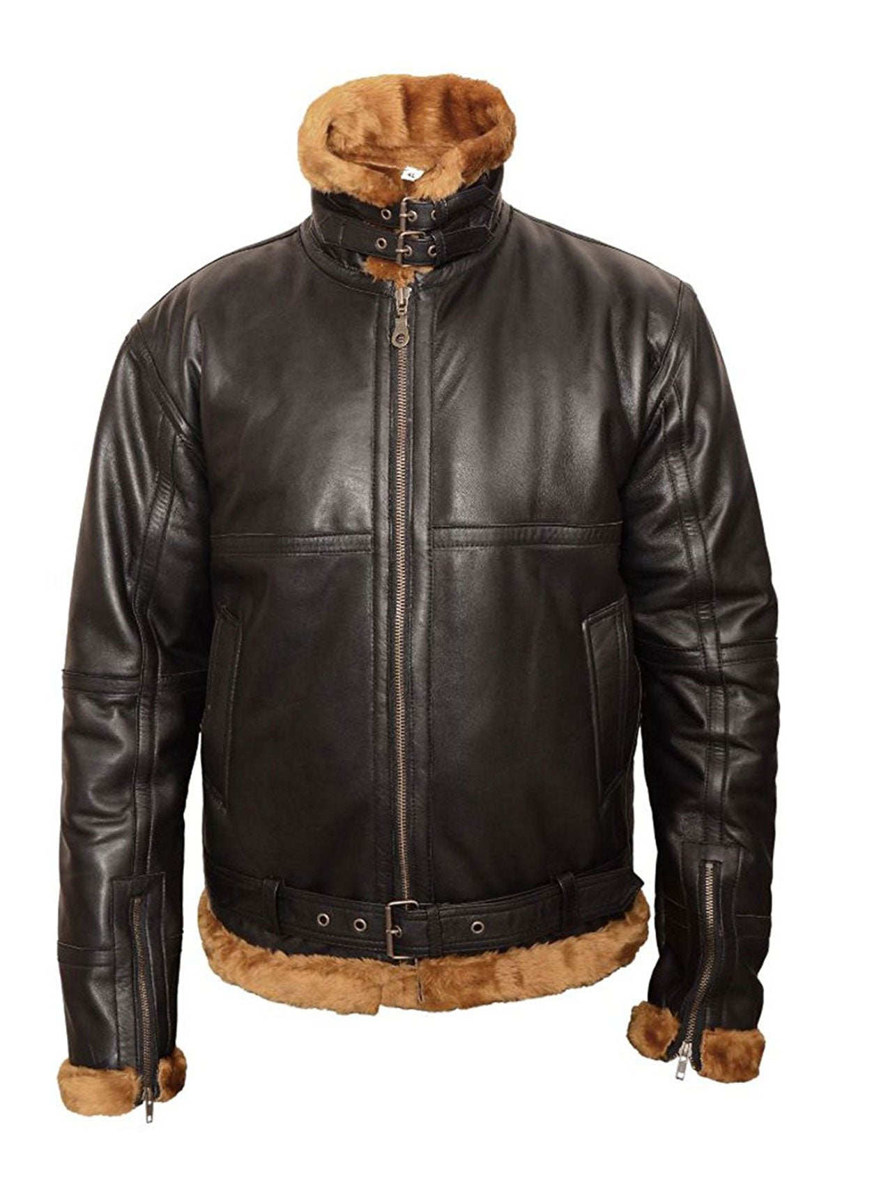 B3 Shearling Sheepskin Bomber Jacket 
