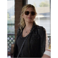 Big Sky Jenny Hoyt Leather Black Jacket