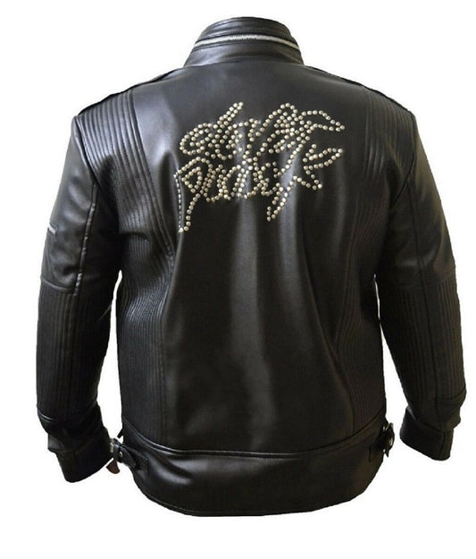 Daft Punk Black Leather Jacket