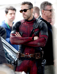 Ryan Reynolds Deadpool 2 Motorcycle Red and Black Jacket