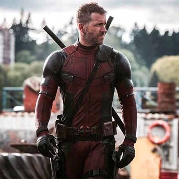Ryan Reynolds Deadpool 2 Motorcycle Red and Black Jacket