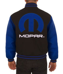 Dodge Mopar Royal Blue and Black Varsity Jacket