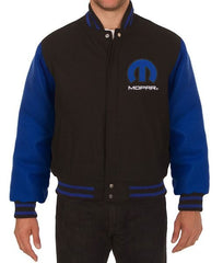 Dodge Mopar Royal Blue and Black Varsity Jacket