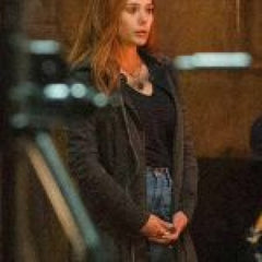 Avengers Infinity War Elizabeth Olsen Cotton Coat