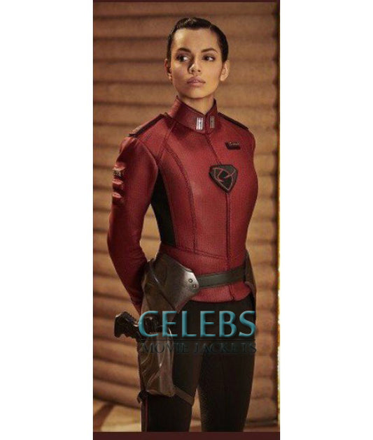 Krypton TV Series Lyta Zod Georgina Campbell Red Jacket