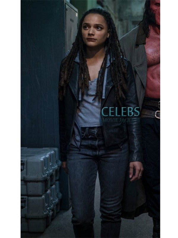 Hellboy Sasha Lane Leather Jacket
