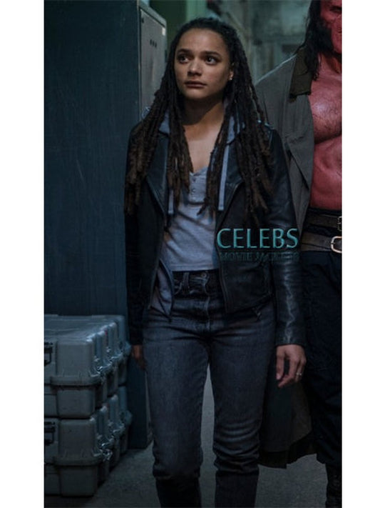 Hellboy Sasha Lane Leather Jacket