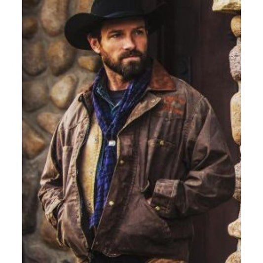 Yellowstone Ryan Brown Leather Jacket