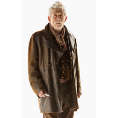 John Hurt War Doctor Who Brown Leather Coat