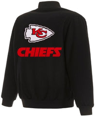 Kansas City Chiefs Varsity Black Wool Jacket