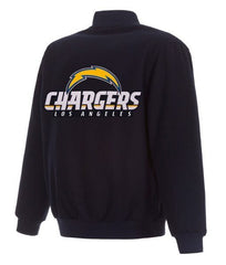 Los Angeles Chargers Varsity Navy Blue Wool Jacket