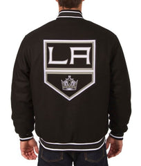 Los Angeles Kings Varsity Black Wool Jacket