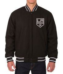 Los Angeles Kings Varsity Black Wool Jacket