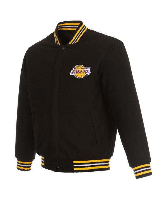 Los Angeles Lakers Varsity Black Wool Jacket