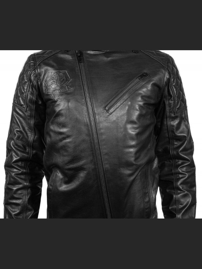 metal gear solid 5 jacket Metal Gear Solid V Snake Black Biker Jacket
