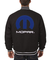 Mopar Black Wool Varsity Jacket