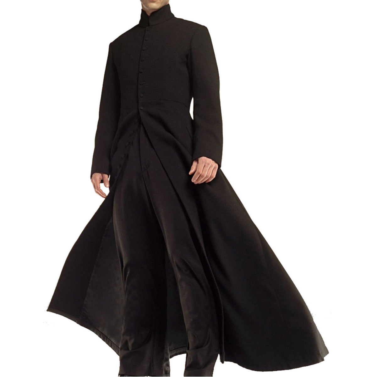 Neo Matrix Keanu Reeves Trench Coat