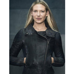 Anna Torv Fringe Olivia Dunham Leather Jacket